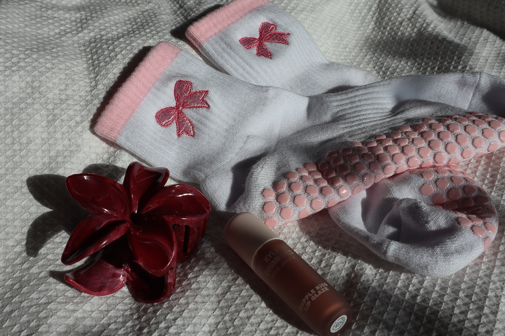PILATES GRIP SOCKS - BLUSH